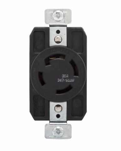 [AHL2030R] AHL2030R  30A 347/600V 3P 4P4W CONN RECEPTACLE