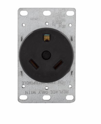 [1263-BOX AH1263BK-BOX] 1263-BOX AH1263BK-BOX  30A TRAVEL TRAILER FLUSH RECEPTACLE