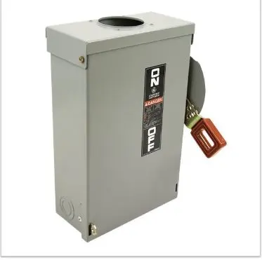 [TH3361R HHN361AW] TH3361R  HHN361AW   General Electric GE  30 Amp 600v 3 Phase Fusible Safety Switch DISCONNECTIVE