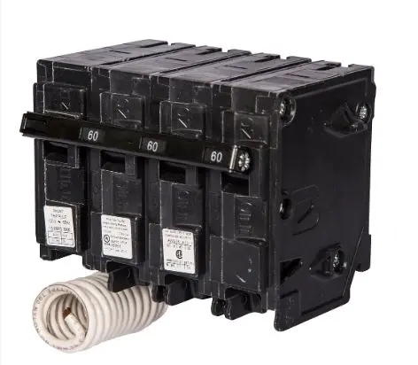 [Q31000S01 Q310000S01] Q31000S01  Q310000S01 3P-100A-240VAC W/120V SHUNT SIEMENS Siemens  240 Volt 100 Amp 10 kaic 3-Pole Type QP Circuit Breaker with 120 Volt Shunt