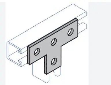 [F-213] F-213  4 HOLE FLAT TEE PLATE