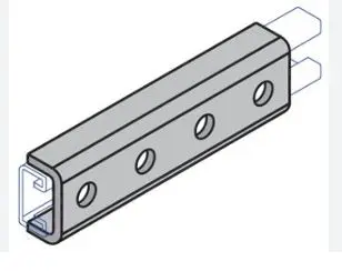 [B-608] B-608   4-HOLE SPLICE CHANNEL FOR 1-5/8''