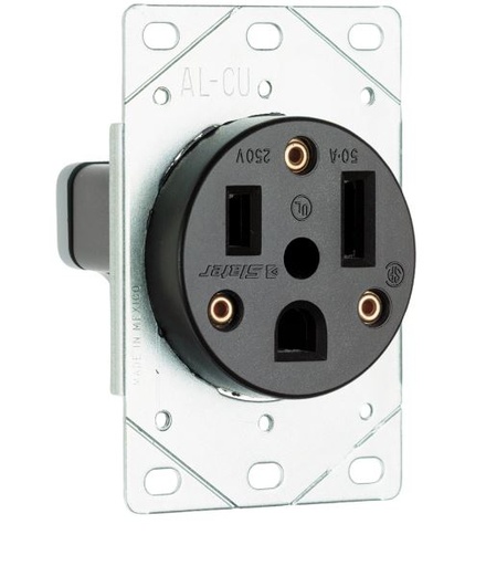 [3804] 3804  50A .250V.RECEPTACLE