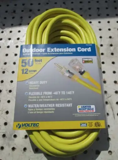 [46555 05-00365] 46555 05-00365 VOLTEC 50FT 12/3   HD EXTEN CORDS EXTENSION