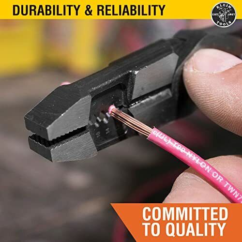 [J215-8CR] J215-8CR    8 in. Hybrid Pliers with Crimper KLEIN 
