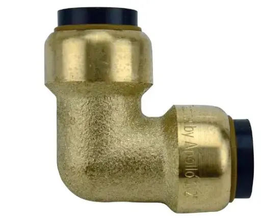 [FSBE12] FSBE12   90  ELBOW   Plumbing Fitting, Brass1/2'' X 1/2''  