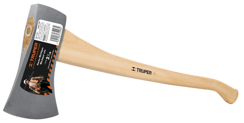 [14958] 14958 30520  3-1/2'' LB HICKORY HANDLE MICHIGAN AXE ACHA