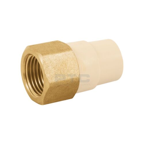 [45107] 45107   1/2"  13mm CPVC female brass transition adapte