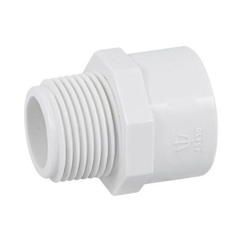 [45430 436-007] 45430 436-007  3/4'' PVC  male adapter MA ADAPTER SLIP X MIPT AGUA