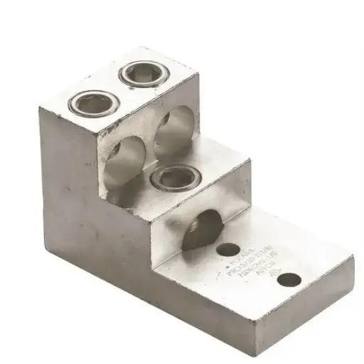 [90918] 90918 ALUM 3 COND 2 HOLE #600-3/0  600 3 Cond Panelboard Lug