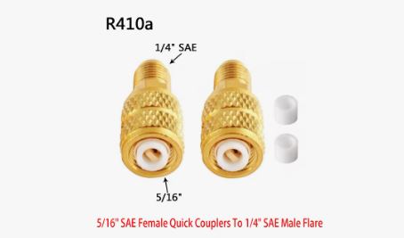 [ADAPTER410] ADAPTER410  2PCS 1/4''MALE 5/16''FEMALE 