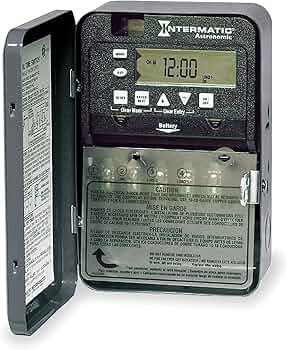 [ET8015C] ET8015C   Astronomic 7-Day 1-Circuit Electronic Control, 120-277 VAC, SPST, Indoor Metal Enclosure