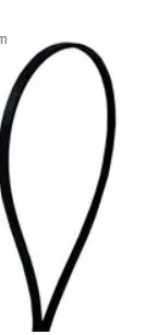 [LB3600] LB3600  BELT DRYER CORREA SECADORA Dryer drum belt, length 87.75" x width .25"