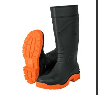 [17911] 17911  BOTA INDUSTRIUAL PVC # 25 Industrial Black Rubber Boots 7