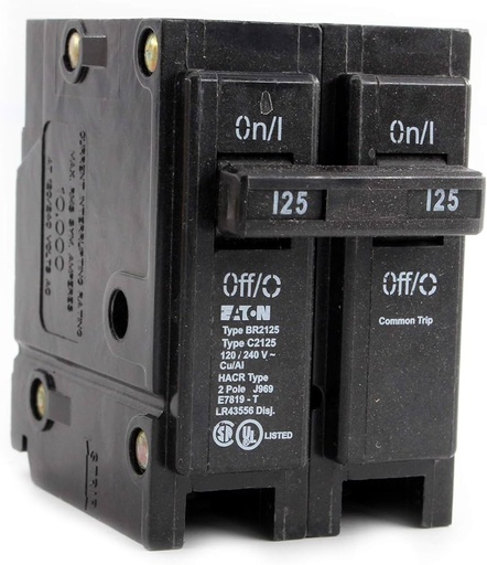 [TB2125] TB2125    BREAKER  2  POLE  125AMP  T&B