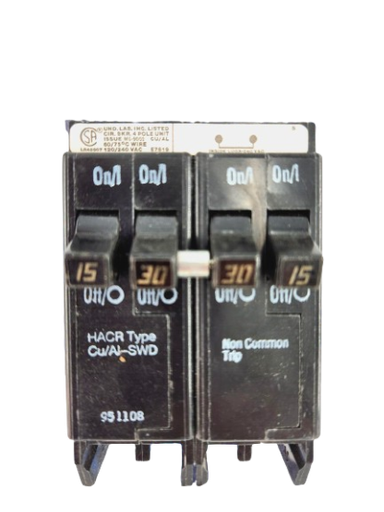 [TBBQ2302115] TBBQ2302115    BREAKER  2P.30A.TWO  SP  15A.