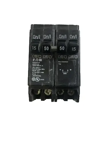 [TBBQ2502115] TBBQ2502115    BREAKER  2P.50A.2P.15A.T&B