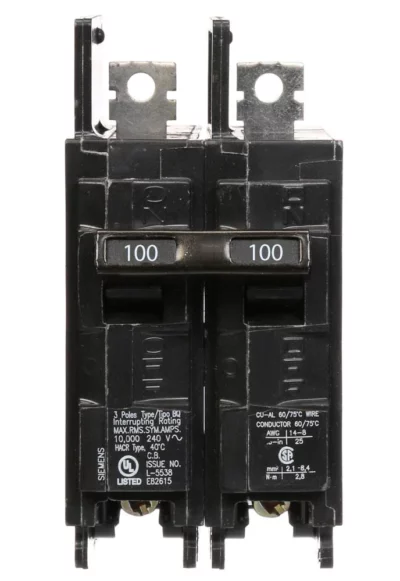 [BQ2B100] BQ2B100  BREAKER 2PK 100A BOLT-ON SIEMEN