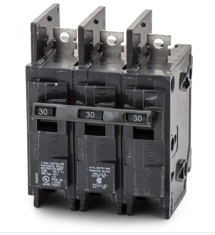 [BQ3B030] BQ3B030  BREAKER 3P 30A BOLT-ON SIEMEN