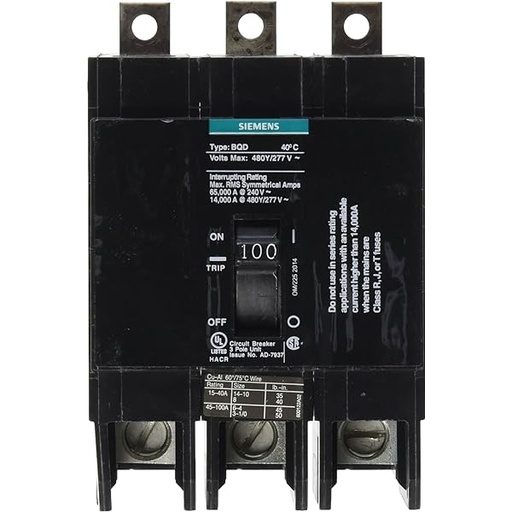 [BQD380] BQD380  BREAKER  3P 80A 480V BOLT-ON