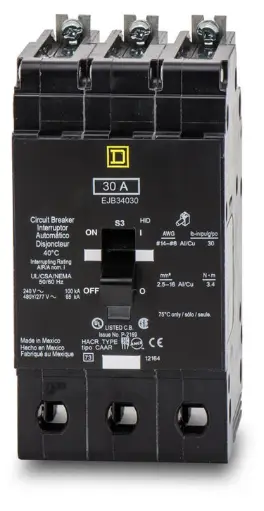 [EJB34030] EJB34030 BREAKER  3P,30 A, 480 V