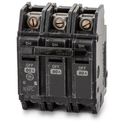 [THQC32080WL] THQC32080WL    BREAKER 3P  80A  FEED THRU G/E