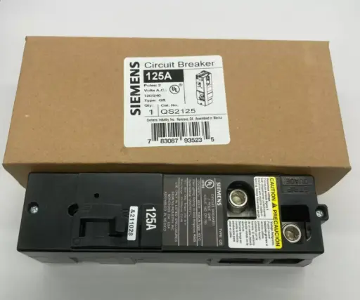 [QS2125] QS2125 SIEMENS QS2125 QS Tipo 125-Amp Multi-Family Main Breaker, 10 KAIC Clasificado, COLOR