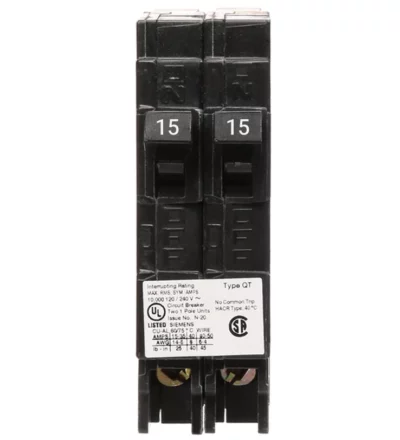[Q1515NC] Q1515NC  BREAKER 15/15A  1P  NON-CTL