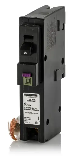 [HOM115DF] HOM115DF  BREAKER 1P.15A.AFCI/GFCI  SQUARE D 