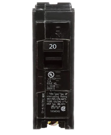 [[Q120]] Q120  BREAKER .1P. 20A SIEMENS