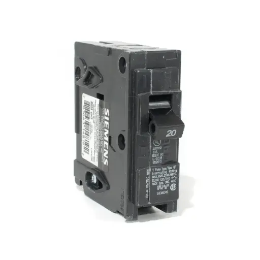 [[Q120]] Q120 Circuit Breaker – 20A, 1-Pole, 120/240V, Type QP, Plug-In SIEMENS 