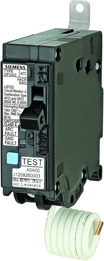 [B120DF] B120DF    BREAKER .1P.20A.AFCI/GFCI BOLT-ON SIEMENS