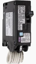 [Q120DF] Q120DF  BREAKER .1P .20A. DUAL  FUNCTION SIEMENS