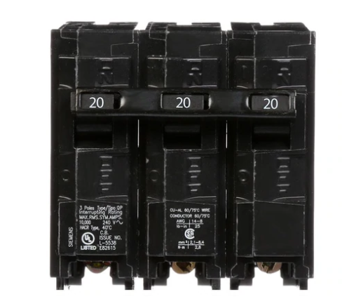 [Q320] Q320  BREAKER .20A.3P.SIEMENS
