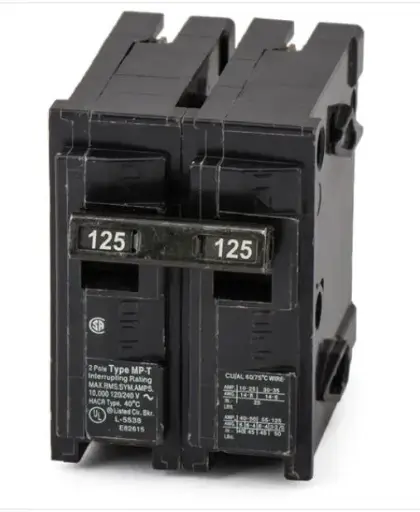 [MP2125] MP2125  BREAKER  2P.125A