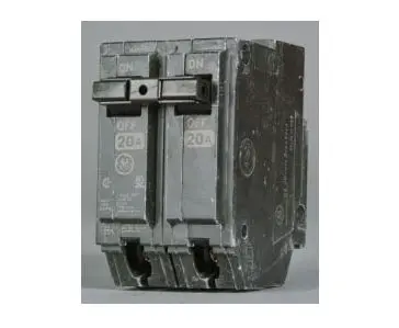 [THQL2125] THQL2125  BREAKER 2P.15A   2"  G/E  General Electric Plug-In 240V 25A 2 pole circuit breaker 10kA@120V