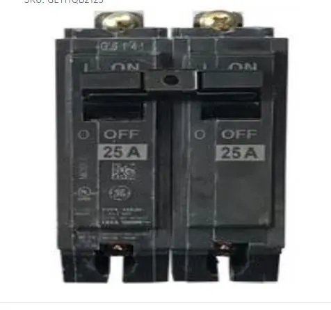 [THQB2125] THQB2125  BREAKER 2P. 25. BOLTON .G/E Bolt On Circuit Breaker, 2 Pole, 25 Amp, 120/240 VAC