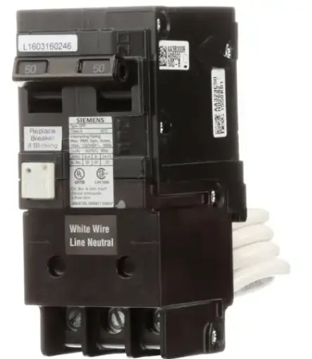 [QF250A] QF250A BREAKER  2P  50A  GFCI  SIEMENS  50 Amp GFCI Circuit Breaker