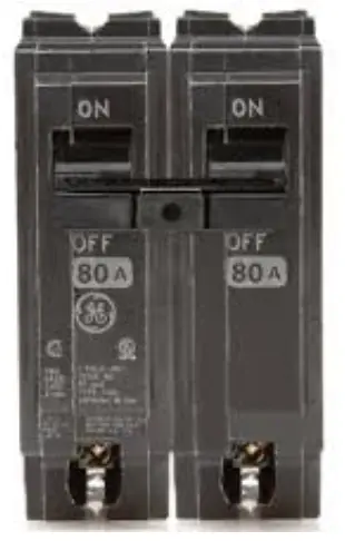 [THQL2180] THQL2180   BREAKER. 2P. 80A. 2"  GENERAL ELECTRIC