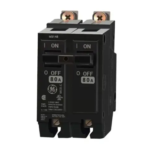 [THQB2180] THQB2180  BREAKER 2P 80A BOLTON G/E  80 Amp Circuit Breaker Bolt-On - 80 Amp - 2 Pole - 240 Volt
