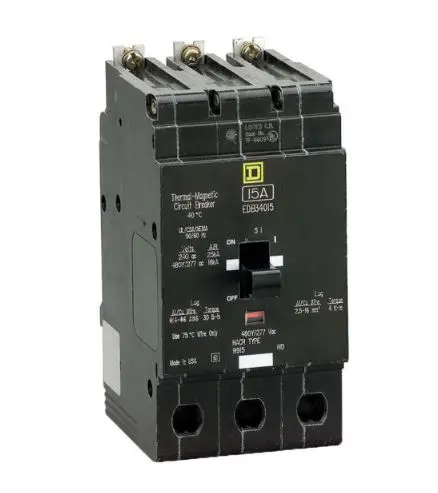 [EGB34030] EGB34030  BREAKER  Square D  Molded Case Circuit Breaker. Family EGB Series; Type EGB; 480 Voltage; 3 Pole; 3 Phase; 30 Amp; 35kA@480V AIC; Bolt-On Mounting.