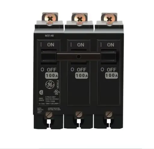 [THHQB32100] THHQB32100  BREAKER 3P  100A  BOLT-ON  22K