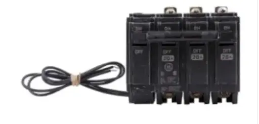 [THQL32100ST1] THQL32100ST1  BREAKER  3P 100A  SHUNTRIP  General Electric Bolt-On 240V 100A 3 pole circuit breaker 10kA@208V