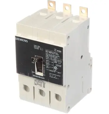 [HGB3B020B] HGB3B020B  BREAKER 3P 20A BOLT-ON