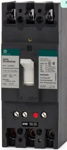 [TFJ236250] TFJ236250   BREAKER 3P 250A 600A GE MCCB