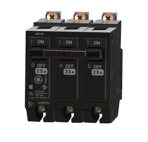 [THQL32025] THQL32025  BREAKER  3P 25A G/E  25 Amp Circuit Breaker Bolt-On - 25 Amp - 3 Pole - 240 Volt