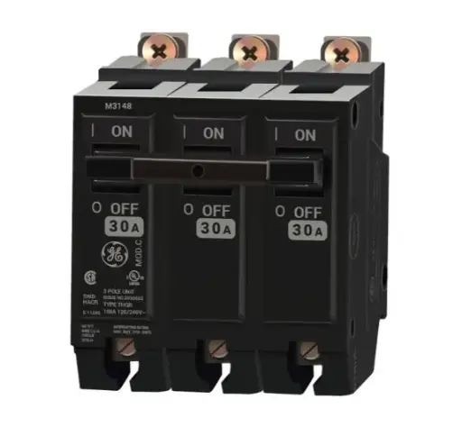 [THQB32030] THQB32030  BREAKER 3P 30A BOLTON G/E  30 Amp Circuit Breaker Bolt-On - 30 Amp - 3 Pole - 240 Volt