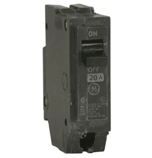 [THQL1120] THQL1120    BREAKER  SP .20A   1" G/E Disyuntor de 20 amperios Enchufe - 20 A - 1 polo - 120 voltios