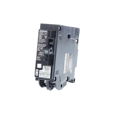 [QF120AN] QF120AN SIEMENS LOW VOLTAGE PLUG-IN CIRCUIT BREAKER. 20A 1-POLE (10kA AT 120V) PERSONEL PROTECTION GROUND-FAULT CLASS 5mA TYPE QPF2N BREAKER.