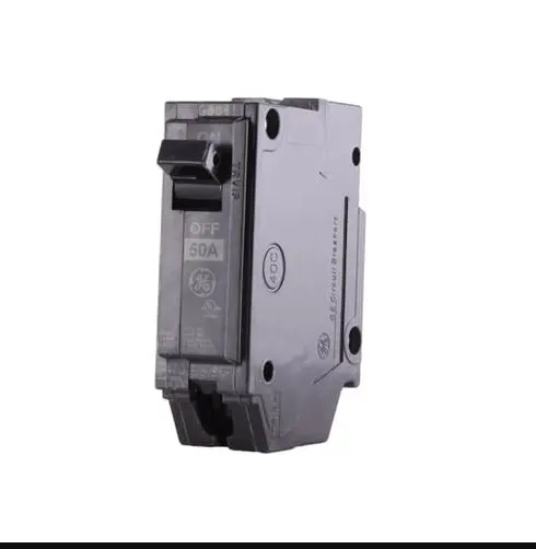 [THQL1150] THQL1150   BREAKER   G/E 1 POLE 120/240V 10K IC 50 AMP, Number Of Poles: 1, Interrupt Rating: 10kA at 120 Vac/10kA at 120/240 Vac, Trip Type: LI, Amperage Rating: 50 A, Voltage Rating: 120/240 V, Standard: E11592, Frame: Q-Line, Brand Name: Q-Line (Plug-In),